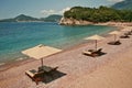 The Queen& x27;s beach of Sveti Stefan